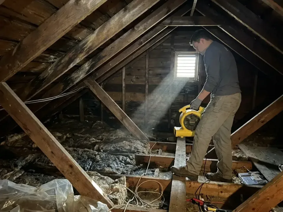 attic-water-damage-drying-proc-007 — frequently asked questions, Emergency Water Extraction & 24/7 Flood Response in Bremert…